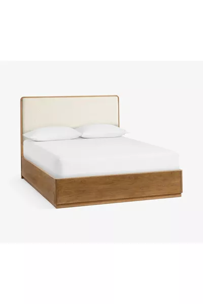 Letto in massello di Koana di İzmir – Design moderno, misura Queen (cm), struttura massiccia resistente