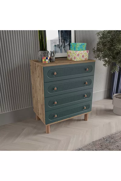 SOHO 4-Drawer Dresser - MDF Door