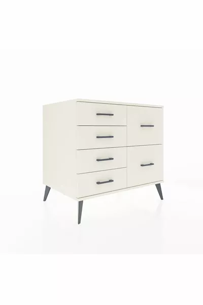 Kronos Dresser 6 Drawers Moonstone-Moonstone