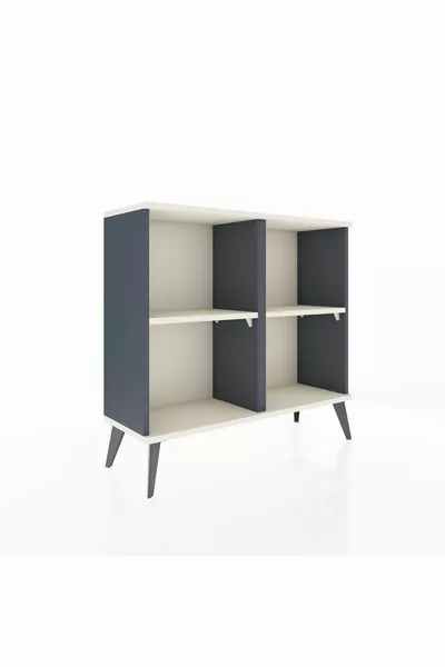 Arges Dresser 2-Shelf Anthracite-Crystal Gray