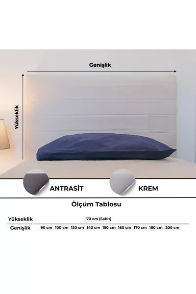 Baza Yatak Başlık Kılıfı – Cepli, Renk ve Ölçü Seçenekli, Tay Tüyü Premium Kumaş, Kolay Kurulum