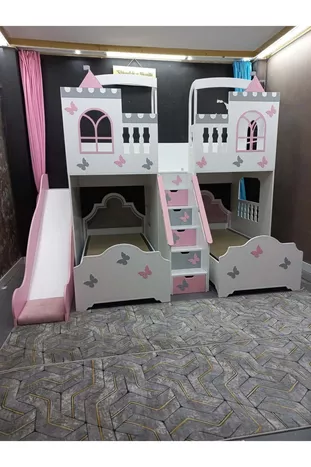 Butterfly Model Bunk Bed Playhouse