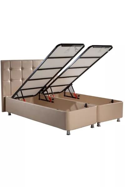 Set Letto a Molle / Materasso a Molle + Rete + Testiera / 