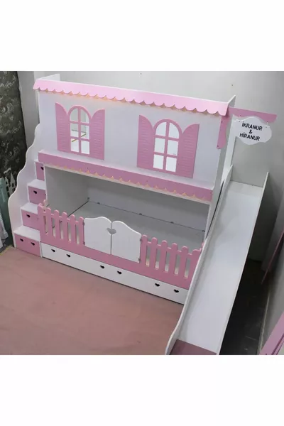 LETTO A CASTELLO PER BAMBINI CON SCIVOLO ALAÇATI
