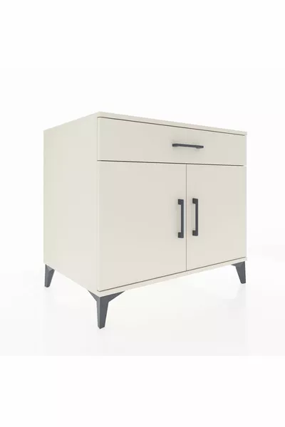 Kronos Dressoir Een plank, één lade, twee deuren Maassteen-Maastoon
