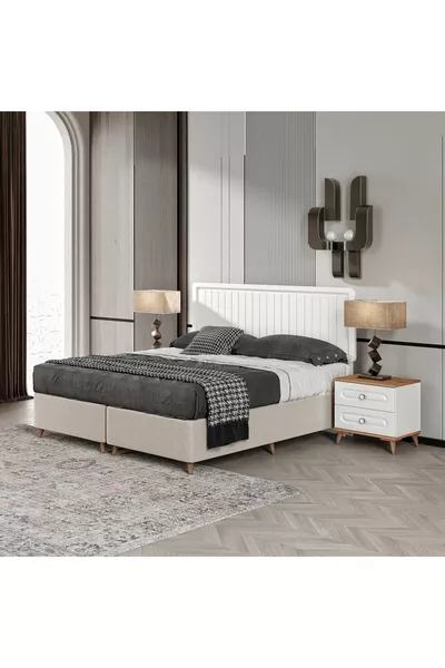 Ensemble de chambre à coucher Bohem MDF avec montage gratuit