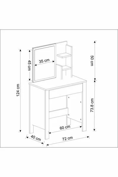 Gupse Makeup Table