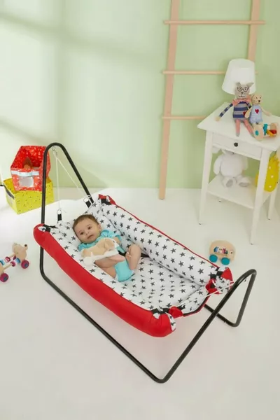 Portable Baby Hammock Cradle (Red)