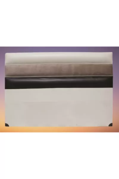 Titolo ALC PARIS PELLE SINTETICA Tessuto Moderno Capitonné CREMA MARRONE Colore cm Fatta a Mano