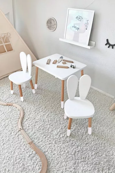 Play Table - Activity Table - Study Table - Event Table 2-Seat Children's Table and Chair Set