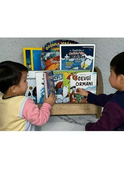 Montessori Wooden Floor Bookshelf Very Practical Bookshelf