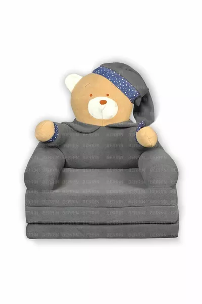 Seggiolino Pieghevole Portatile in Pile per Bambini, Letto per Bambini, Apribile, Lavabile, Ventilazione Nascosta