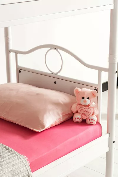 Zümrüt Kinderzimmer Metall-Etagenbett und Einzelbett Weiß