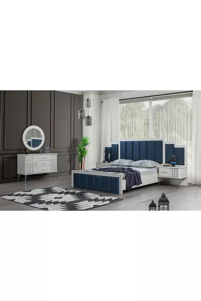 Ensemble de chambre à coucher Erva à base de MDF