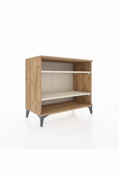 Hyperion Dresser 2-Shelf Pine-Onyx