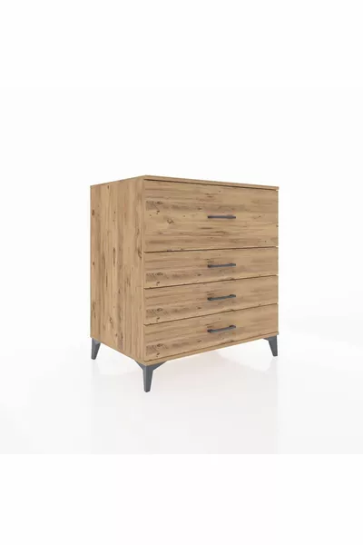Kronos Dresser 4-Drawer Pine-Pine
