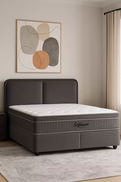 UNIQUE BED BASE HEADBOARD SET