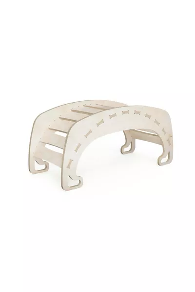 - Équipement de jeu Montessori fonctionnel avec pont oscillant 3 en 1