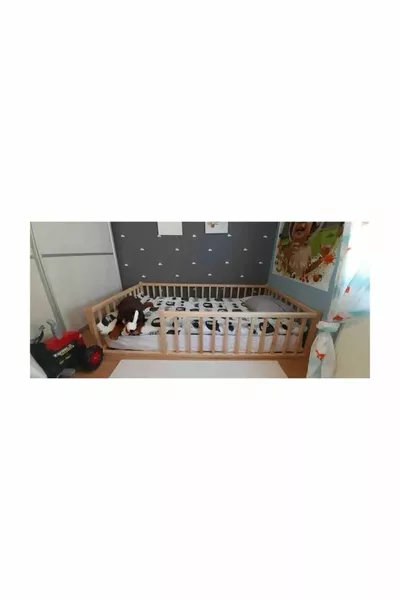DESİGN Montessori Holz Kinderbodenbett OHNE FÜSSE