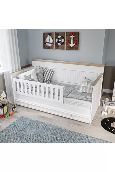 Bed met lade onder het bed (cm) % MDF