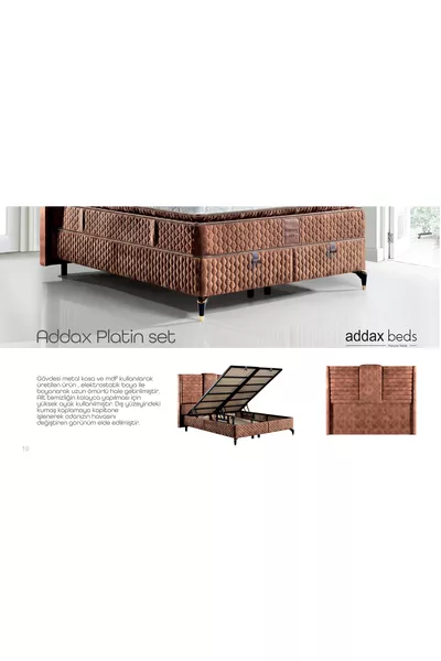 Platinum Set Double Bed Headboard Cm