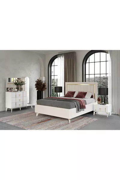 Santa White Bedroom Set