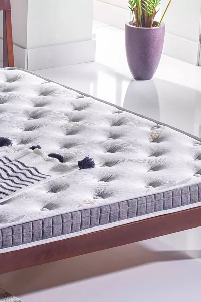 Protège-matelas orthopédique naturel complet, surmatelas, topper, protège-lit, lit pour bébé / 8 cm
