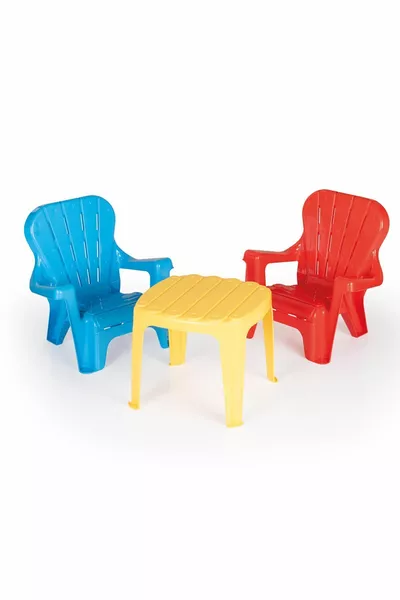 Tafel en set van 2 stoelen