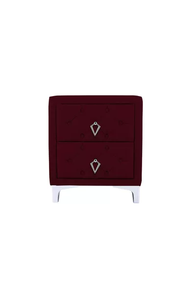 Ruby Silver Nachtkastje, 2 Lades