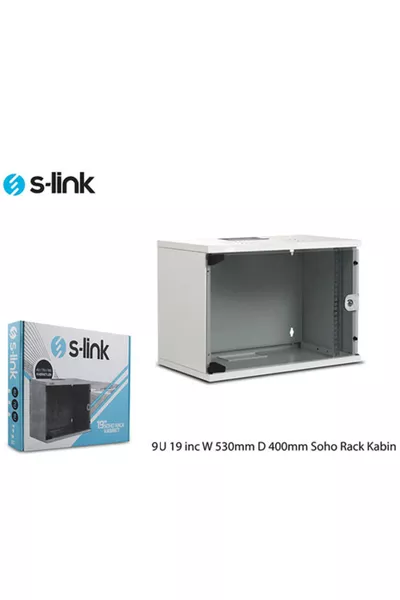 S-LINK НОВО ПОКОЛЕНИЕ 9U INC W SOHO РАК ШКАФ