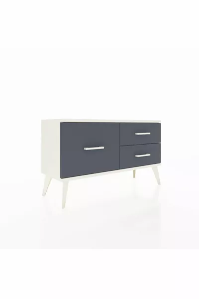 Arges Dresser 3 Drawers Moonstone-Moonstone/Anthracite