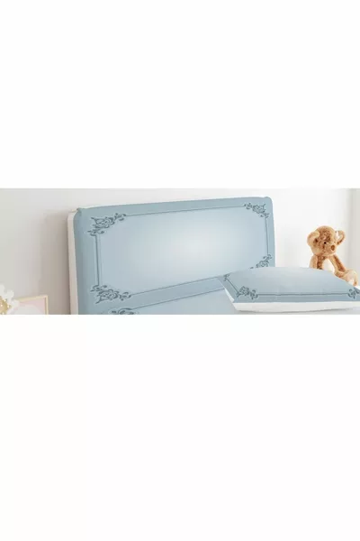 Bed Base Headboard Cover Corners Motif Decorative Pattern
