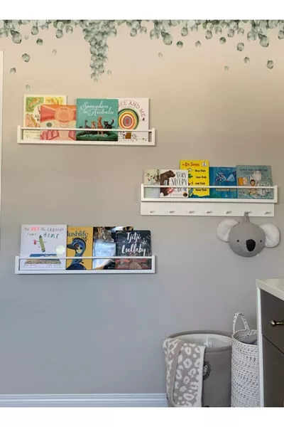 cm montessorie appendiabiti libreria organizzatore per cameretta set da 3