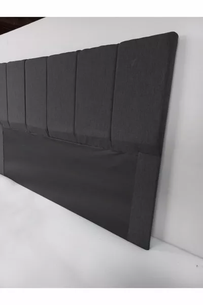 Tête de lit de base Fendu-lin Anthracite