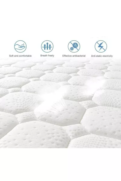 Matelas double ultra-orthopédique à ressorts ensachés