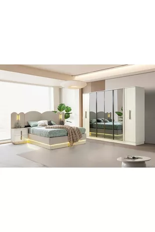 Milano Mdf Bazalı Yatak Odası Takımı